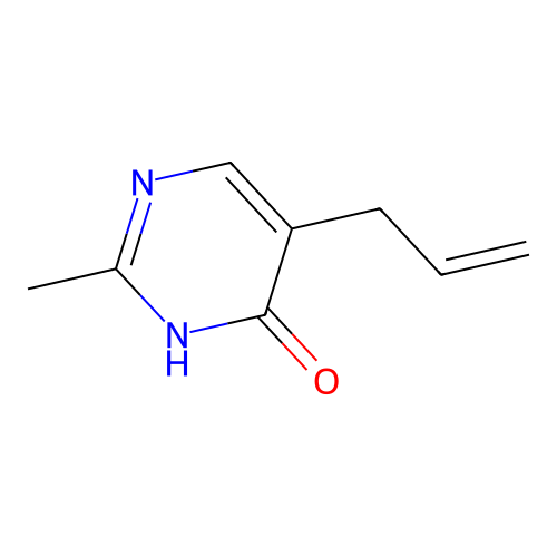 4-Pyrimidinol,5-allyl-2-methyl- structure