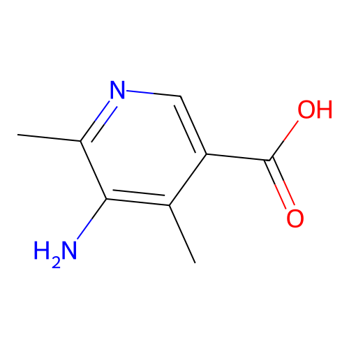 5-氨基-4,6-二甲基烟酸 structure