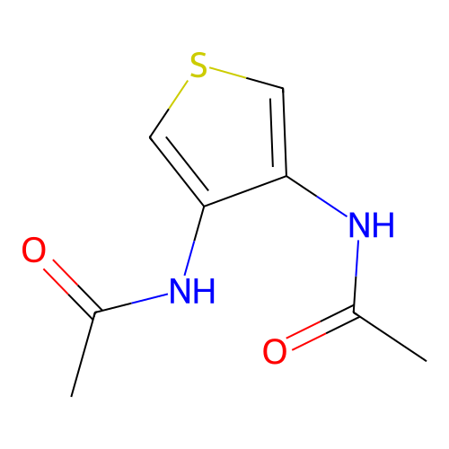 N-(4-乙酰氨基噻吩-3-基)乙酰胺 structure