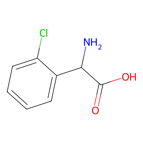 2-(2-Chlorophenyl)glycine structure