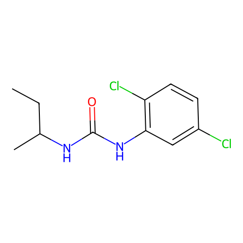 1-Butan-2-yl-3-(2,5-dichlorophenyl)urea structure