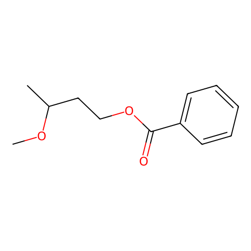 3-Methoxybutyl benzoate structure