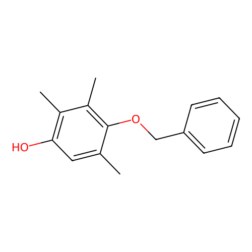 Phenol, 2,3,5-trimethyl-4-(phenylmethoxy)- structure