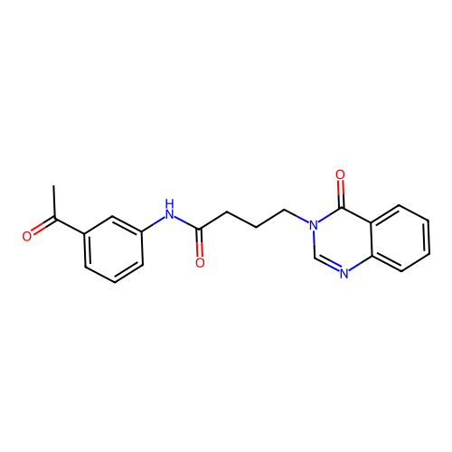 N-(3-acetylphenyl)-4-(4-oxoquinazolin-3(4H)-yl)butanamide structure