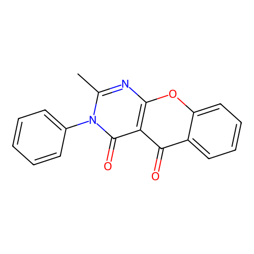 2-methyl-3-phenyl-3H-chromeno[2,3-d]pyrimidine-4,5-dione structure