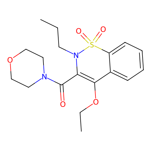 (4-ethoxy-1,1-dioxo-2-propyl-1 structure