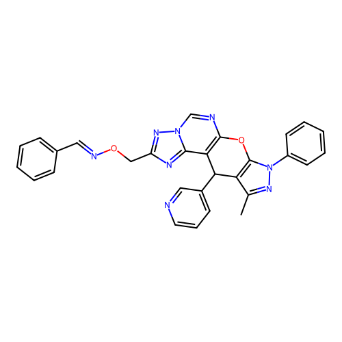 C29H22N8O2 structure