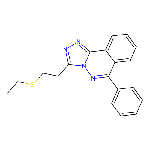 3-[2-(Ethylsulfanyl)ethyl]-6-phenyl[1,2,4]triazolo[3,4-a]phthalazine structure