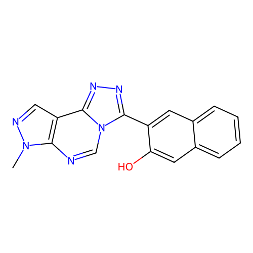 C17H12N6O structure