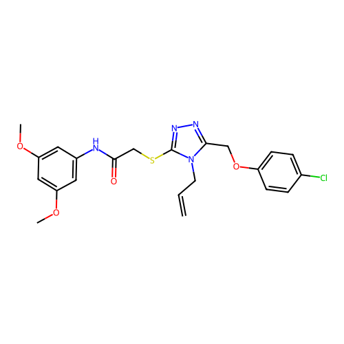 C22H23ClN4O4S structure