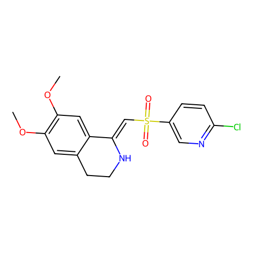 C17H17ClN2O4S structure