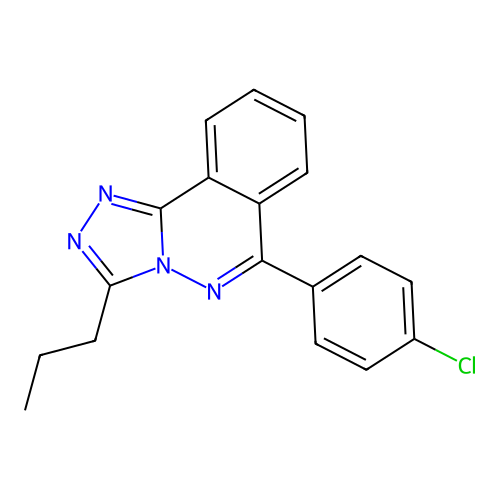6-(4-Chlorophenyl)-3-propyl-[1,2,4]triazolo[3,4-a]phthalazine structure