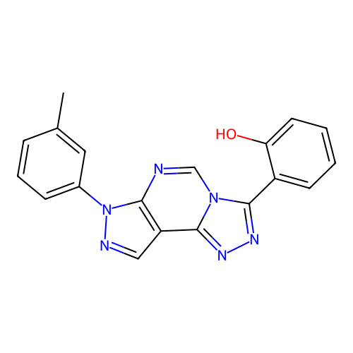 C19H14N6O structure
