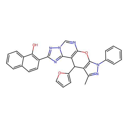 C30H20N6O3 structure
