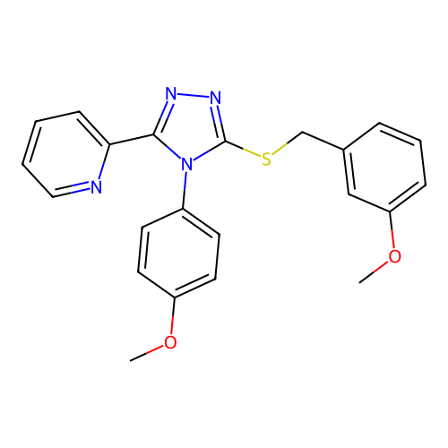 C22H20N4O2S structure