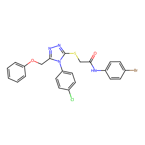 C23H18BrClN4O2S structure