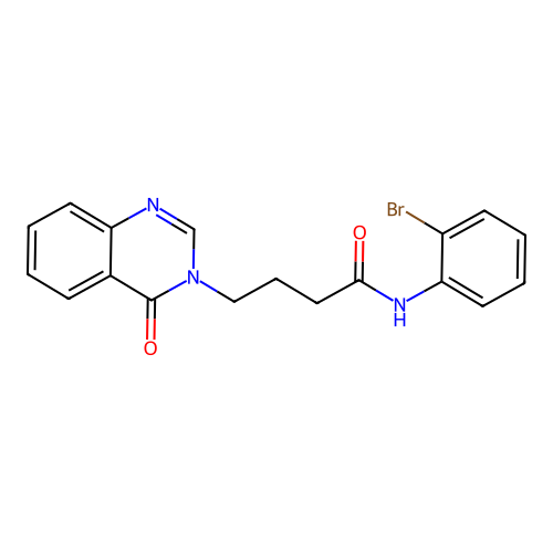 N-(2-bromophenyl)-4-(4-oxoquinazolin-3(4H)-yl)butanamide structure