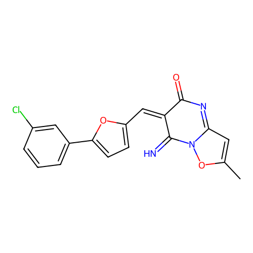C18H12ClN3O3 structure