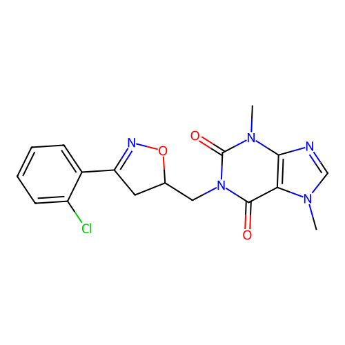 C17H16ClN5O3 structure