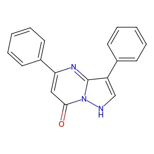 3,5-Diphenylpyrazolo[1,5-a]pyrimidin-7-ol structure