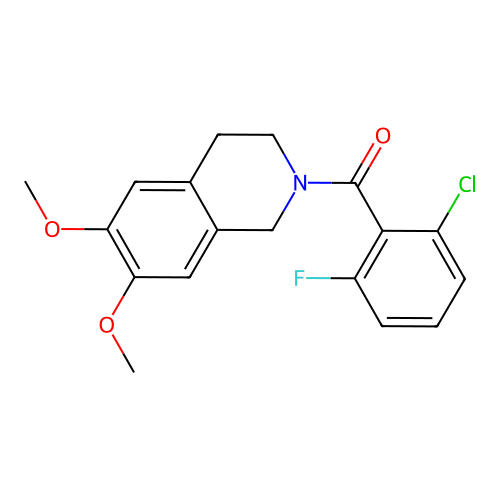 C18H17ClFNO3 structure