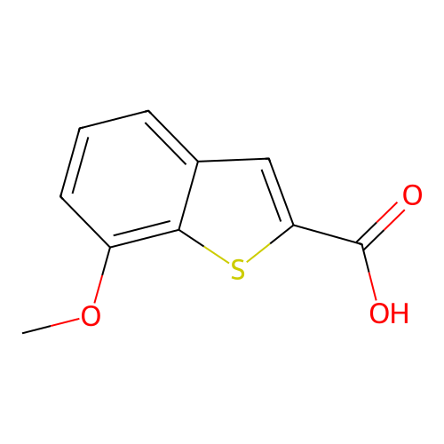 7-Methoxy-1-benzothiophene-2-carboxylic acid structure