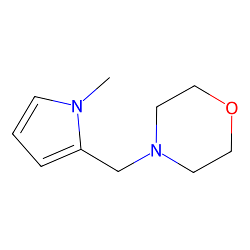 4-[(1-Methylpyrrol-2-yl)methyl]morpholine structure