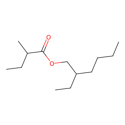 2-Ethylhexyl 2-methylbutyrate structure