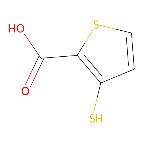 3-Sulfanyl-2-thiophenecarboxylic acid structure