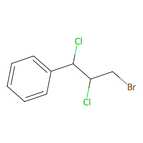 (3-Bromo-1,2-dichloropropyl)benzene structure