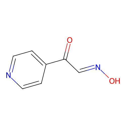 2-Hydroxyimino-1-pyridin-4-yl-ethanone structure