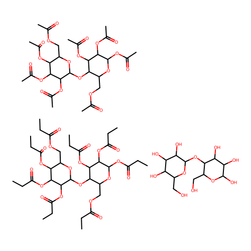 Cellulose, acetate propanoate structure