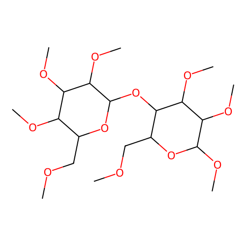D-(+)-Lactose, permethyl structure