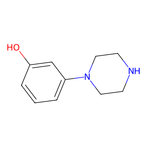 1-(3-Hydroxyphenyl)piperazine structure