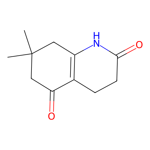 7,7-dimethyl-3,4,6,8-tetrahydro-1H-quinoline-2,5-dione structure