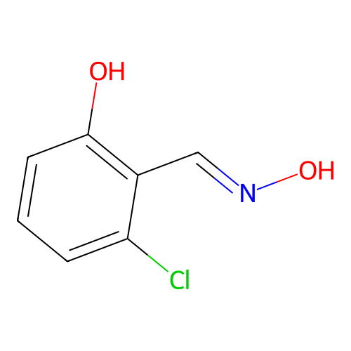 3-Chloro-2-(hydroxyiminomethyl)phenol structure