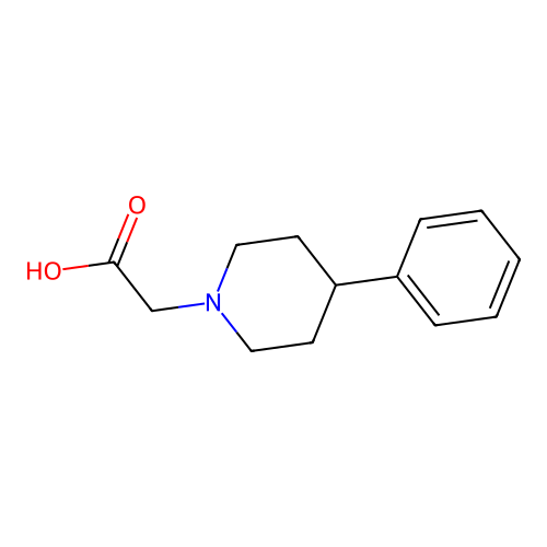 2-(4-Phenylpiperidin-1-yl)acetic acid structure