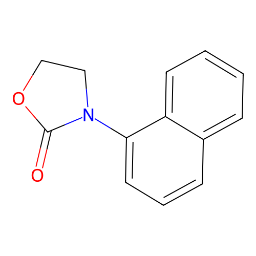 3-(Naphthalen-1-yl)-1,3-oxazolidin-2-one structure