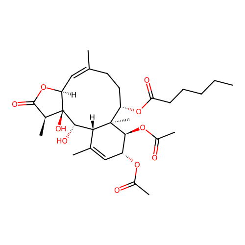 O-Deacetylpropionyl cavernulin structure
