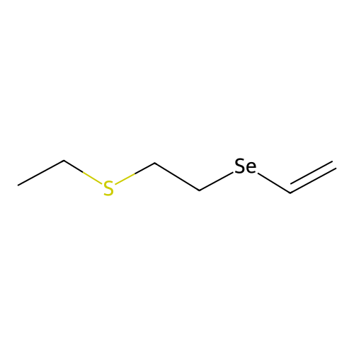 Ethene, ((2-(ethylthio)ethyl)seleno)- structure