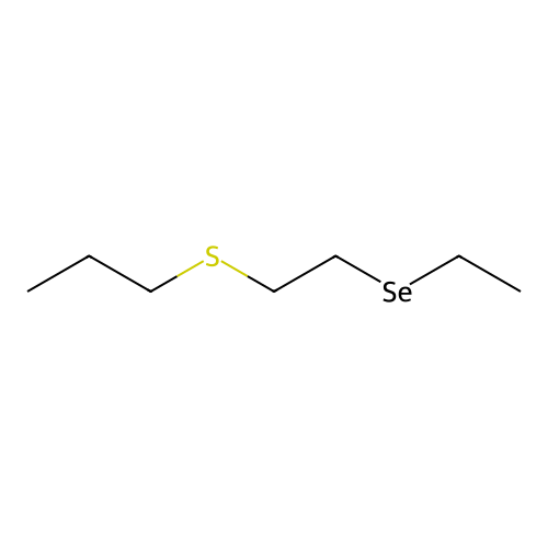Propane, 1-((2-(ethenylseleno)ethyl)thio)- structure