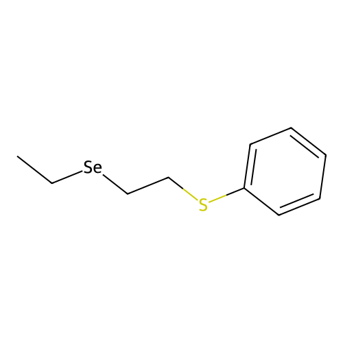 Benzene, ((2-(ethenylseleno)ethyl)thio)- structure