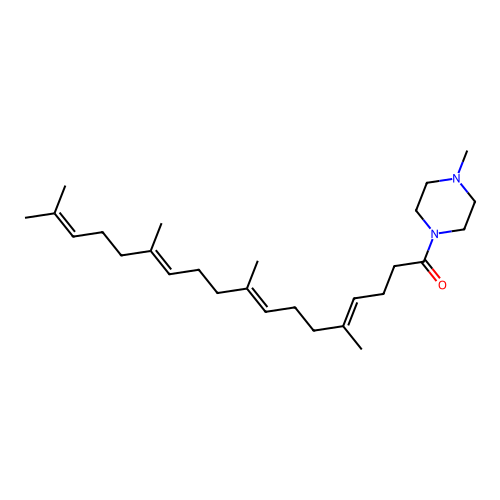 N'-Methylpiperazinyl geranylgeranyl acetamide structure