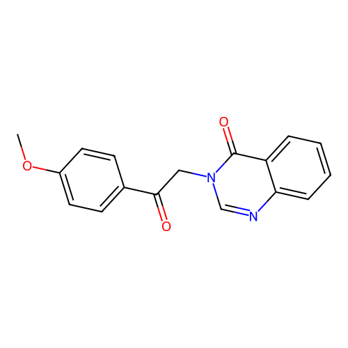 3-(2-(4-Methoxyphenyl)-2-oxoethyl)quinazolin-4(3H)-one structure