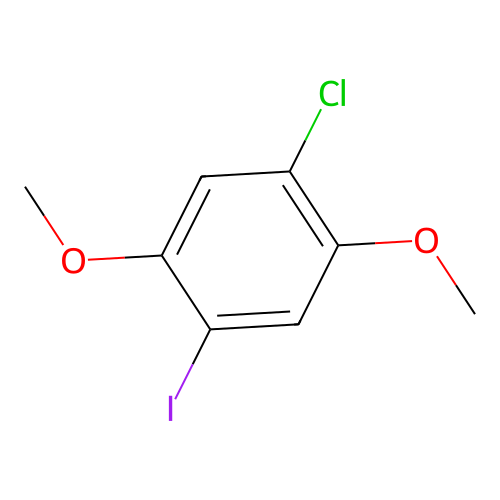 1-Chloro-4-iodo-2,5-dimethoxybenzene structure
