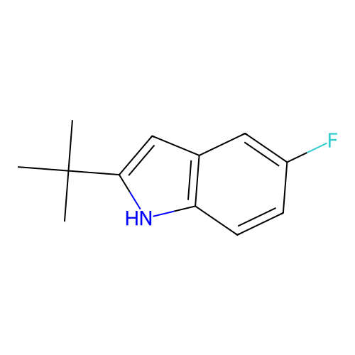 2-(tert-Butyl)-5-fluoro-1H-indole structure
