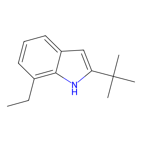 2-tert-butyl-7-ethyl-1H-indole structure