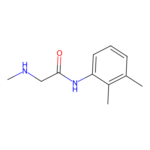 N-(2,3-dimethylphenyl)-2-(methylamino)acetamide structure