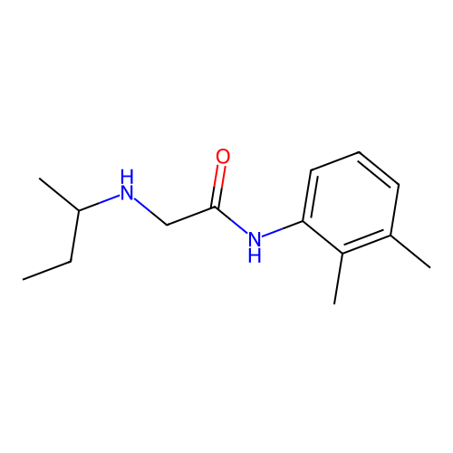 2-[(butan-2-yl)amino]-N-(2,3-dimethylphenyl)acetamide structure