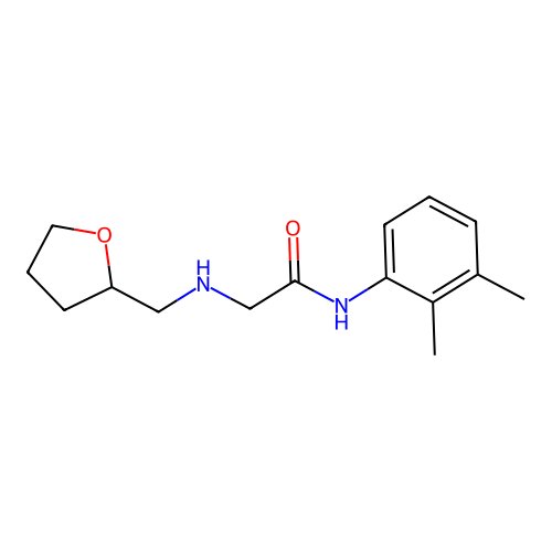 N-(2,3-Dimethylphenyl)-2-[(oxolan-2-ylmethyl)amino]acetamide structure